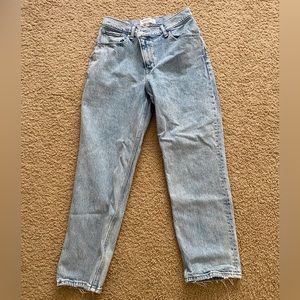 Abercrombie 90s straight leg curve love jean